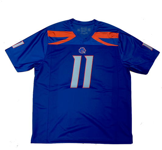 Boise State Broncos Retro Brand Men's Kellen Moore Football Jersey (Blue)