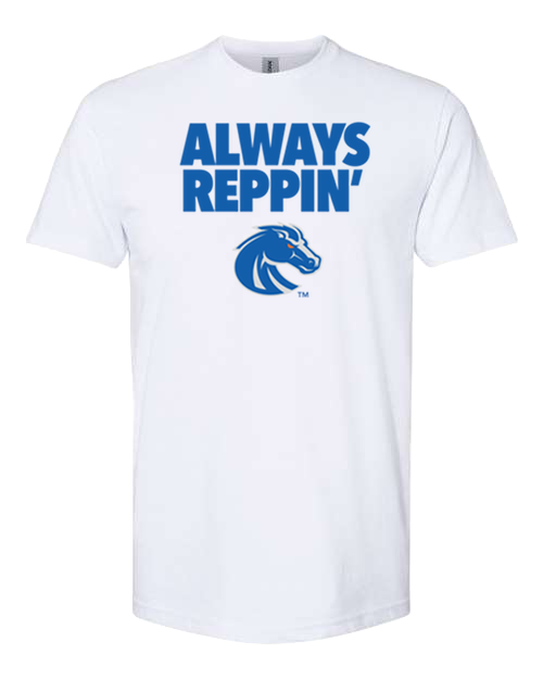 Boise State Broncos Select Men's "Always Reppin'" Gameday T-Shirt (White)