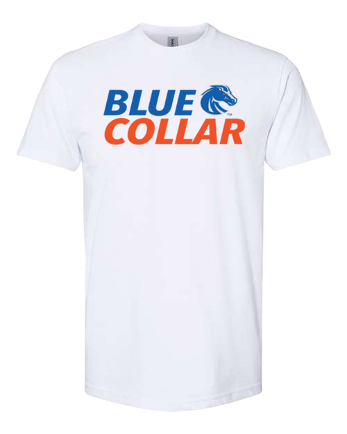 Boise State Broncos Select Men's "Blue Collar" Gameday T-Shirt (White)
