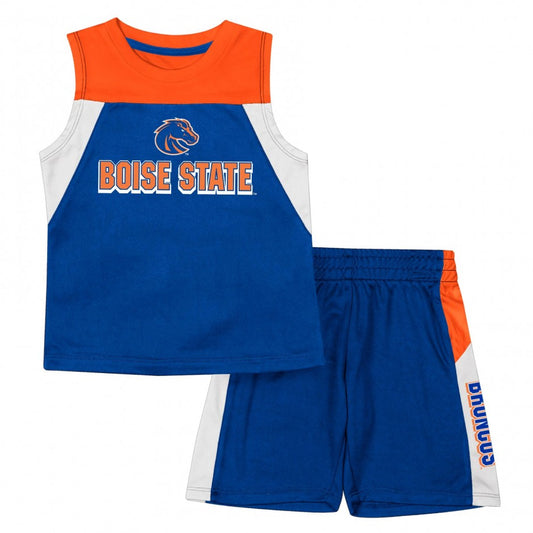 Boise State Broncos Colosseum Toddler Ozone Tanks and Shorts Set (Blue)
