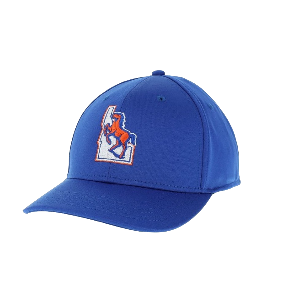 Boise State Broncos Legacy Throwback Logo Flex Fit Hat (Blue)