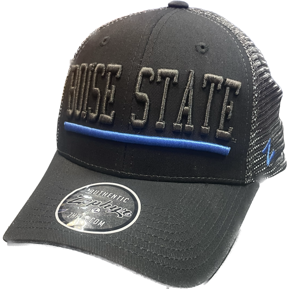 Boise State Broncos Zephyr Underline Snapback Hat (Black) – The Blue and  Orange Store